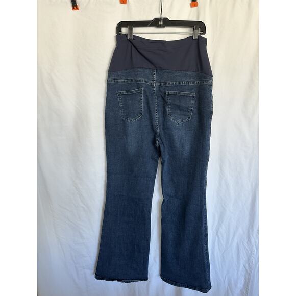Women's Stretch Maternity Jeans with Pockets Over The Belly Size XXL - Picture 2 of 5